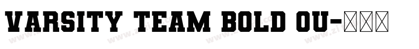 Varsity Team Bold Ou字体转换 Varsity Team Bold Ou字体转换
